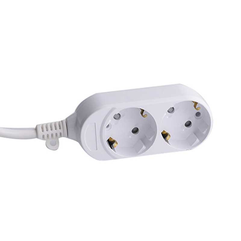 10A White 2 Prese standard UE senza switch 10A White 2 Prese standard UE senza switch