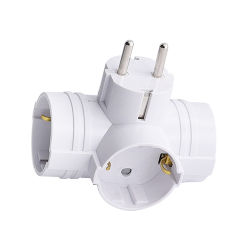 Dispositivo multiplo wireless t forma 3 in 1 presa senza interruttore Dispositivo multiplo wireless t forma 3 in 1 presa senza interruttore